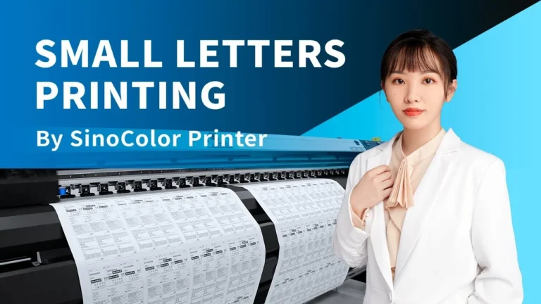 What kind of printing quality you can get from SinoColor Eco Solvent Printer