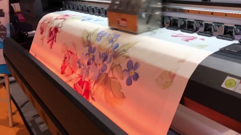 SinoColor WJ-740S Sublimation Printer With 3 Epson 4720 Heads